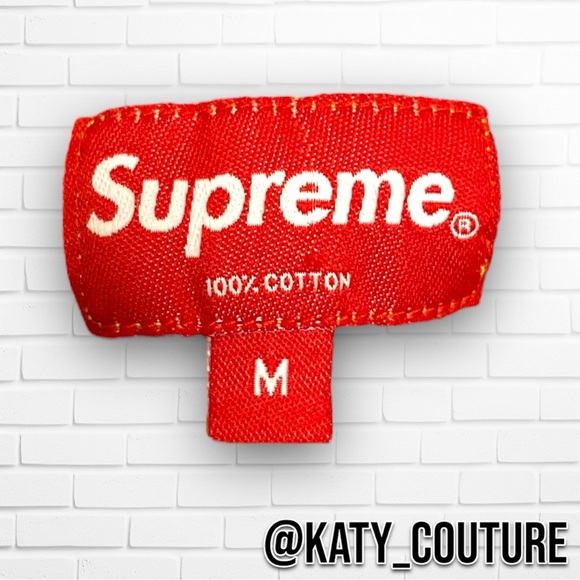 SUPREME F/W 2018 L/S POCKET TEE, MUSTARD,RARE COLOR, SIZE M, NWOT. - Picture 3 of 5